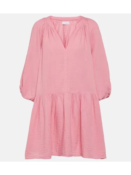 Zamatové šaty Velvet ružová