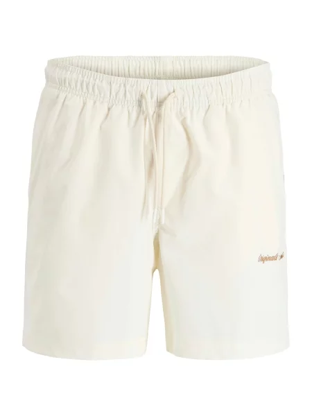 JACK & JONES Kratke kopalne hlače JPSTMAUI' bela