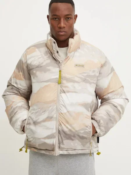 Columbia geaca cu doua fete Wallowa Reversible barbati de iarna bej