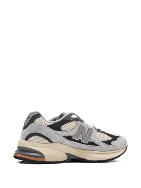 Sneakerși New Balance 327 din piele de căprioară gri