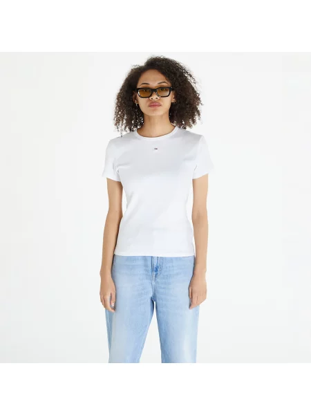 Tommy Jeans Tričko ESSENTIAL' bílá
