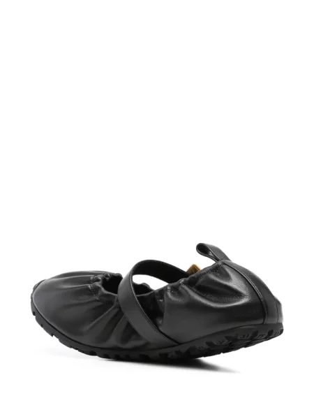 Balerini Balmain cu cataramă cu bretele negru