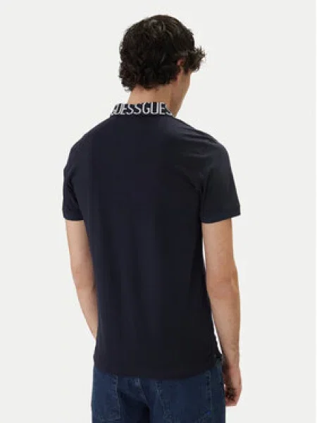 Guess Polo majica Mornarsko modra
