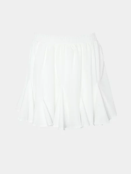 Braska Спідниця міні Молочний Віскоза/поліестер