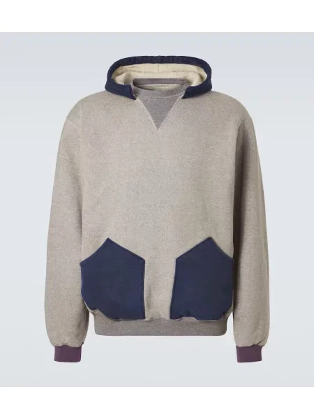 Hanorac cu glugă A.presse din fleece gri