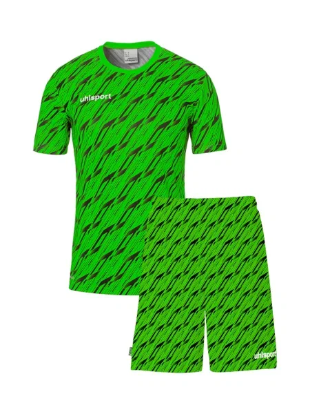 UHLSPORT Costum de trening verde limetă negru