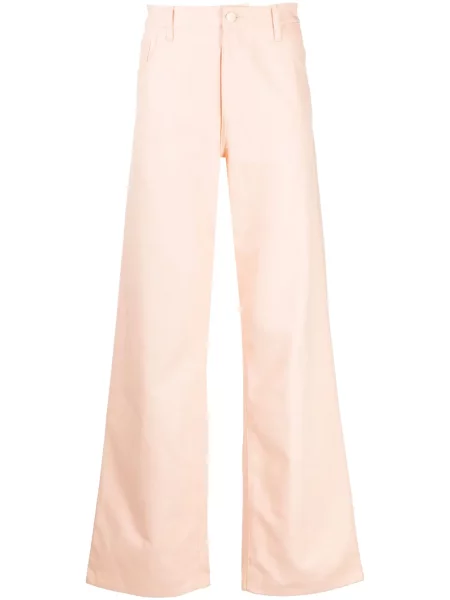 Дънки straight leg Raf Simons розово