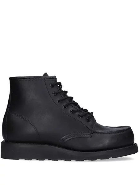 Šněrovací krajkové zkrácené polokozačky Red Wing Shoes černé