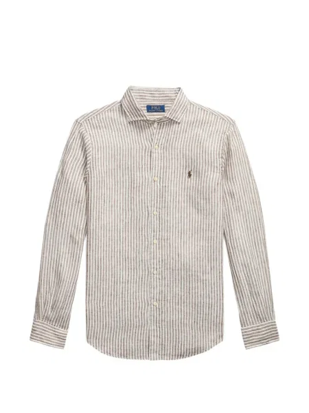 Matlasat tricou polo Polo Ralph Lauren cu decolteu rotund cu autograf roșu