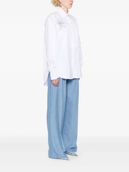 Cămașă Des Phemmes de cristal alb