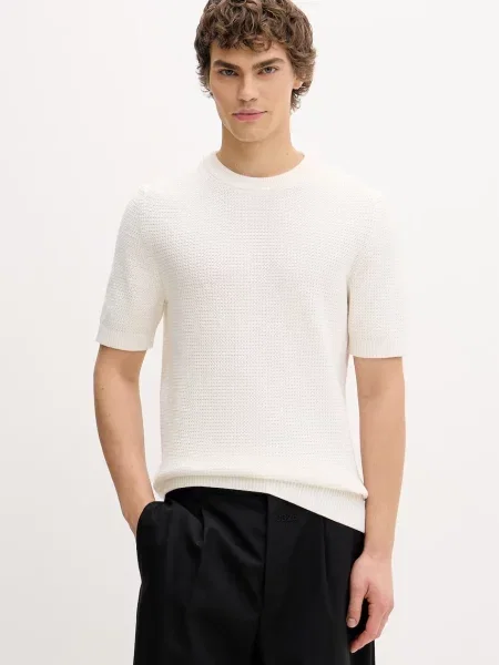 HUGO Pulover bărbătesc din Saffon bej