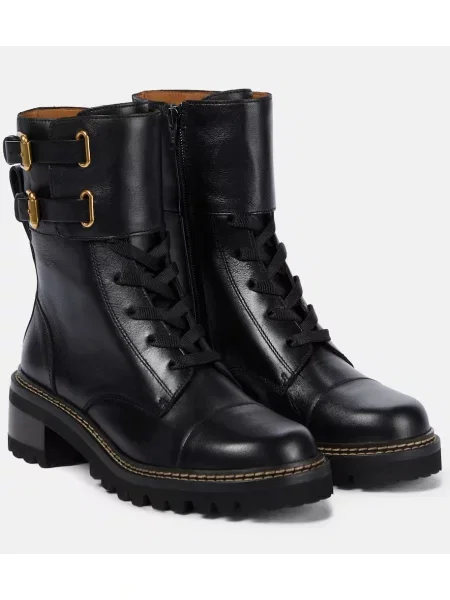 See By Chloé Trappers negru