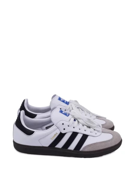 Top Adidas cu dungi cu imagine lung alb