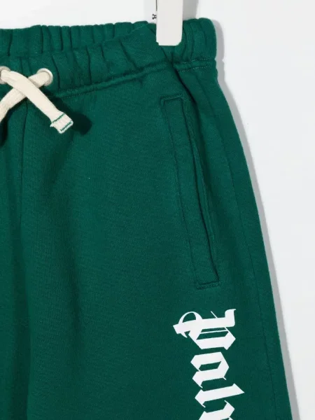 Spodnie dziecięce Palm Angels zielone
