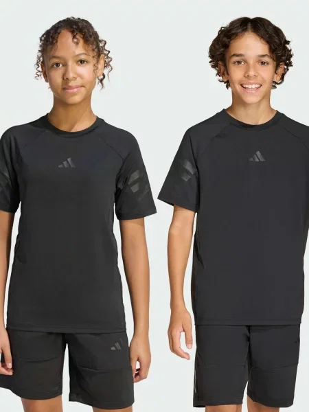 Дитяча Футболка adidas 3 Stripes перероблений чорний