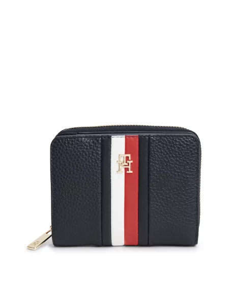 TOMMY HILFIGER Portofel albastru marin / roșu alb