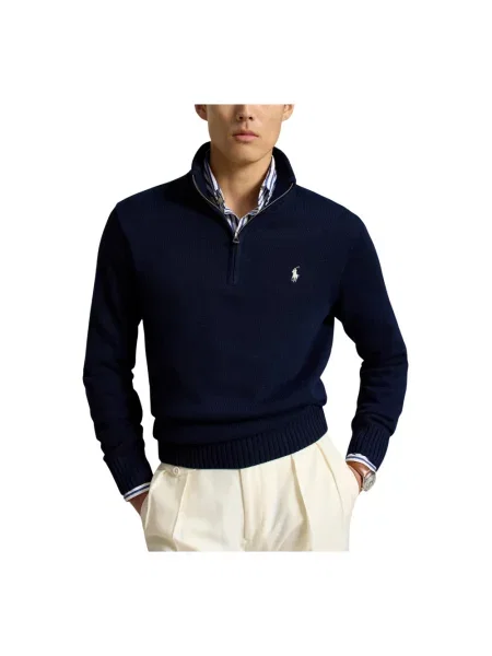 Kardigan Polo Ralph Lauren z długim rękawem niebieski