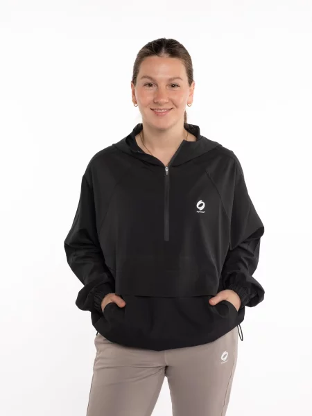 Mymotus Športna jakna mymotus® pull on jacket black črna