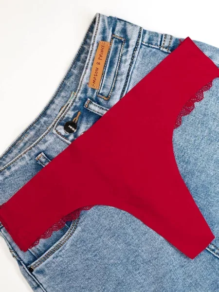 ISSA Plus Труси Текстиль червоний