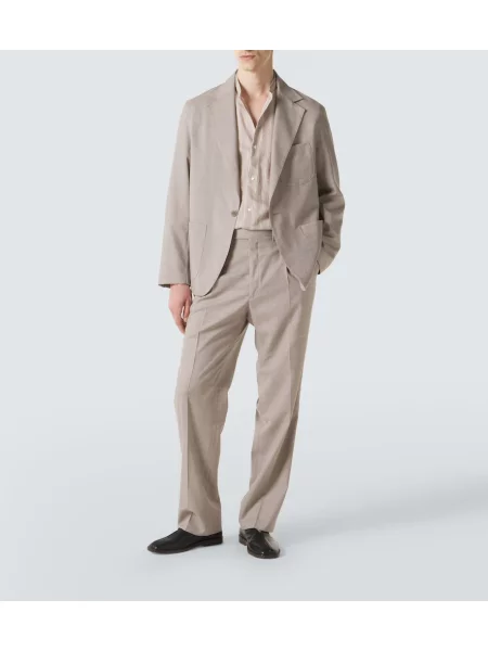 Pantaloni Stoffa de lână gri