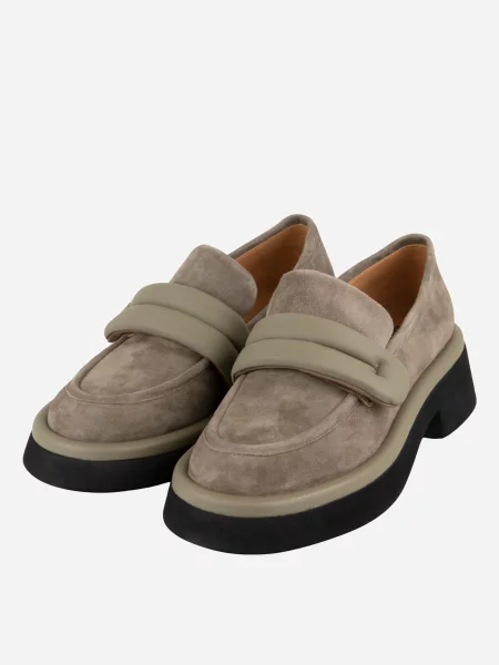 Замшеві Лофери Blizzarini коричневий