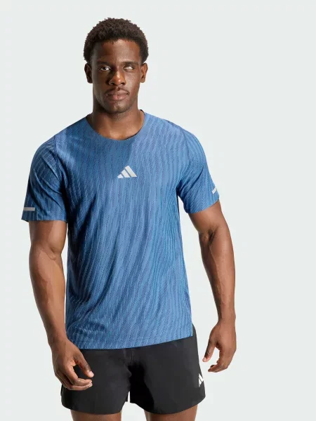 Переработанный спортивная футболка Adidas синяя