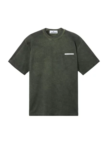 Koszulka Stone Island z kamieniami zielona