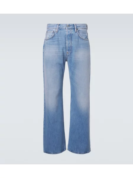 Široké džínsy Acne Studios modrá