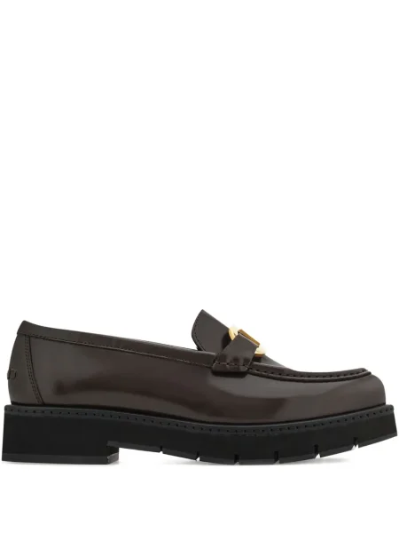 Loafersy Ferragamo hnedá