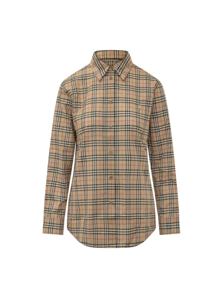 Koszula Burberry beżowa