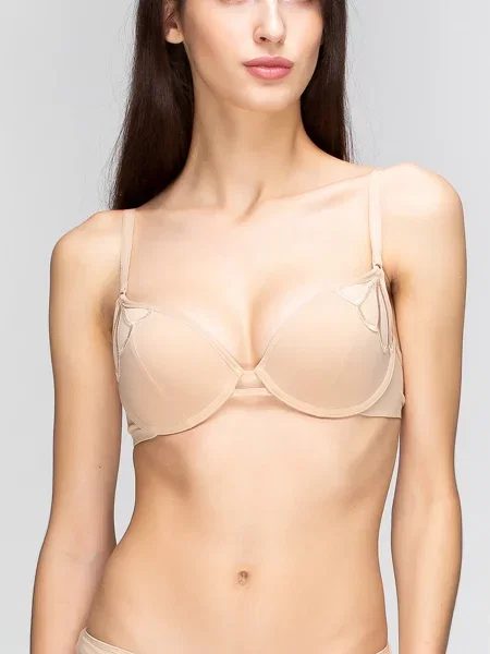 Бюстгальтер HUIT 8 Equivoque бавовна/поліестер бежевий