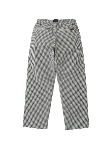 Pantaloni Gramicci în carouri alb