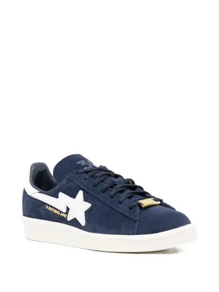 Sneakerși A Bathing Ape® din piele de căprioară albastru