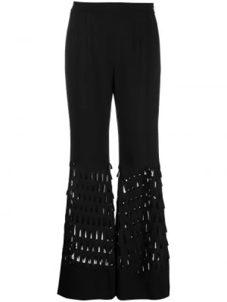 Pantaloni Alberta Ferretti evazate negru