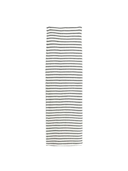 Bershka Fustă ecru negru