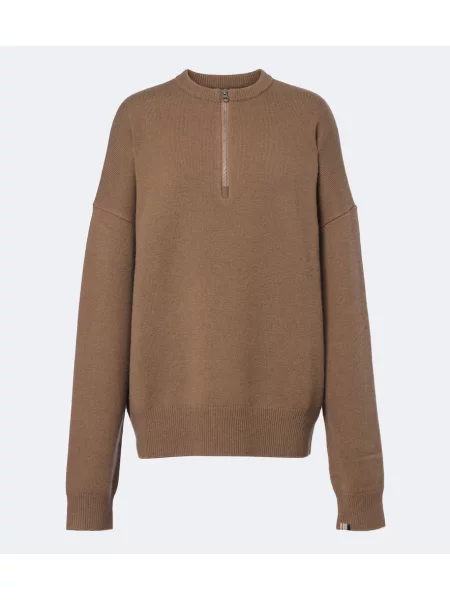 Pulover Extreme Cashmere din cașmir maro
