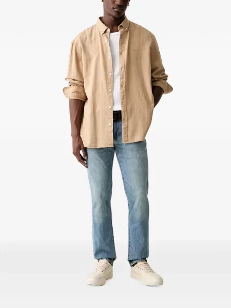 Decupat pantaloni Levi's® cu autograf cu talie înaltă alb