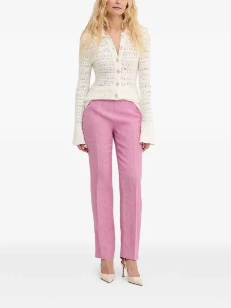 Pantaloni Luisa Spagnoli roz