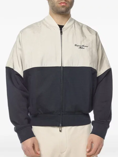 Geacă bomber Emporio Armani albastru