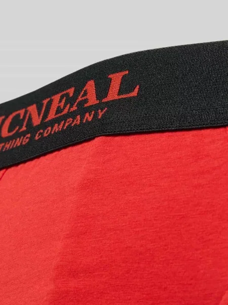 Figi z detale z logo w zestaw 3 szt. Mcneal czerwony