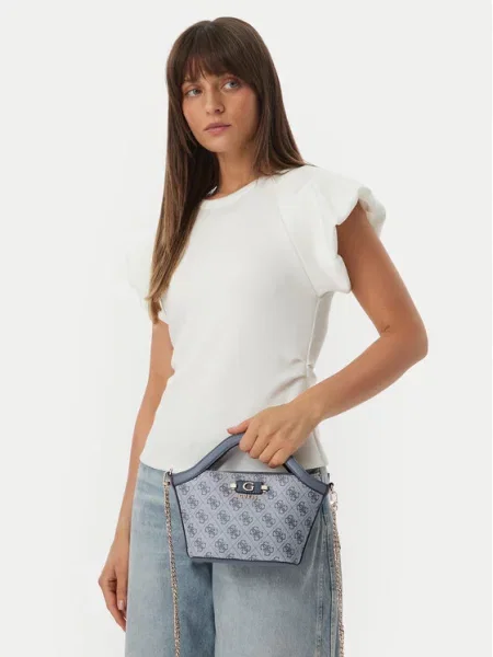 Torbica Guess Lindsey Mini plava
