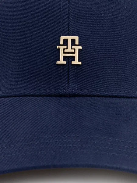Tommy Hilfiger czapka z daszkiem z aplikacją granatowy