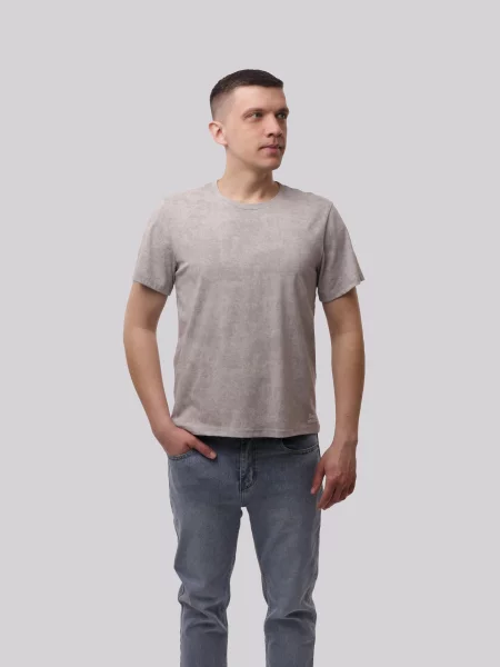 Футболка New Krop серая