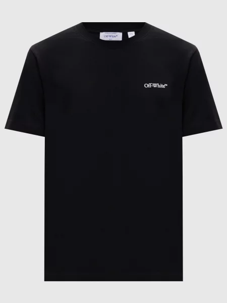 Футболка з емблемою Metal Arrow Off-white чорна