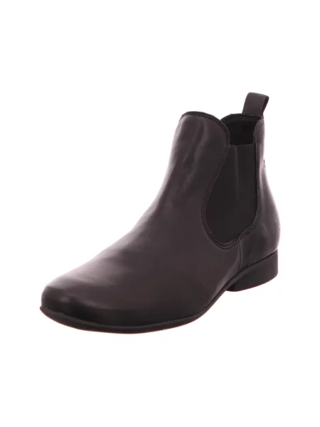 Buty do kostki Think skórzane czarne
