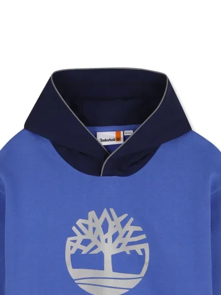 Bluza z kapturem dziecięca Timberland niebieska