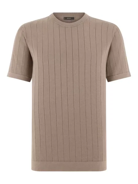 Boggi Milano Tricou taupe gri