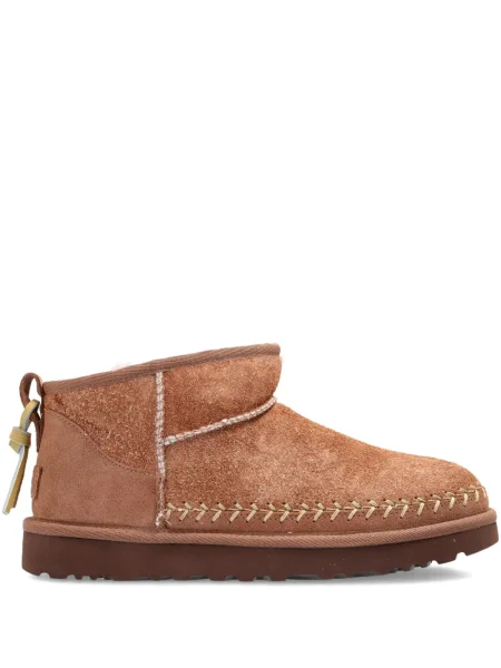 Botine Ugg din piele de căprioară maro