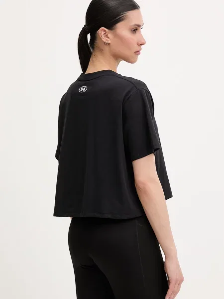 Koszulka z krótkim rękawem Under Armour Rival Boxy L czarny