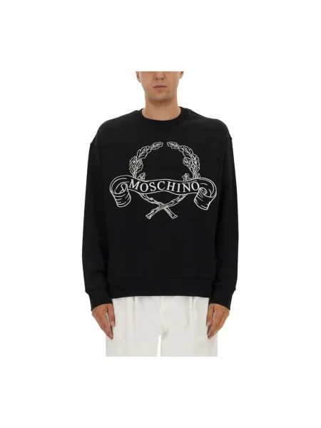 Bluza Moschino z logo czarna